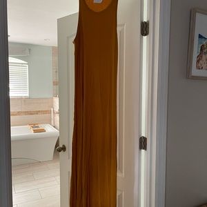 Everly mustard yellow Maxi dress